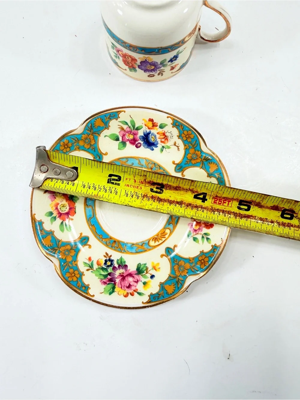 Antique 1920s Pareek Johnson Bros Belgravia England Tea Cup and Saucer Set